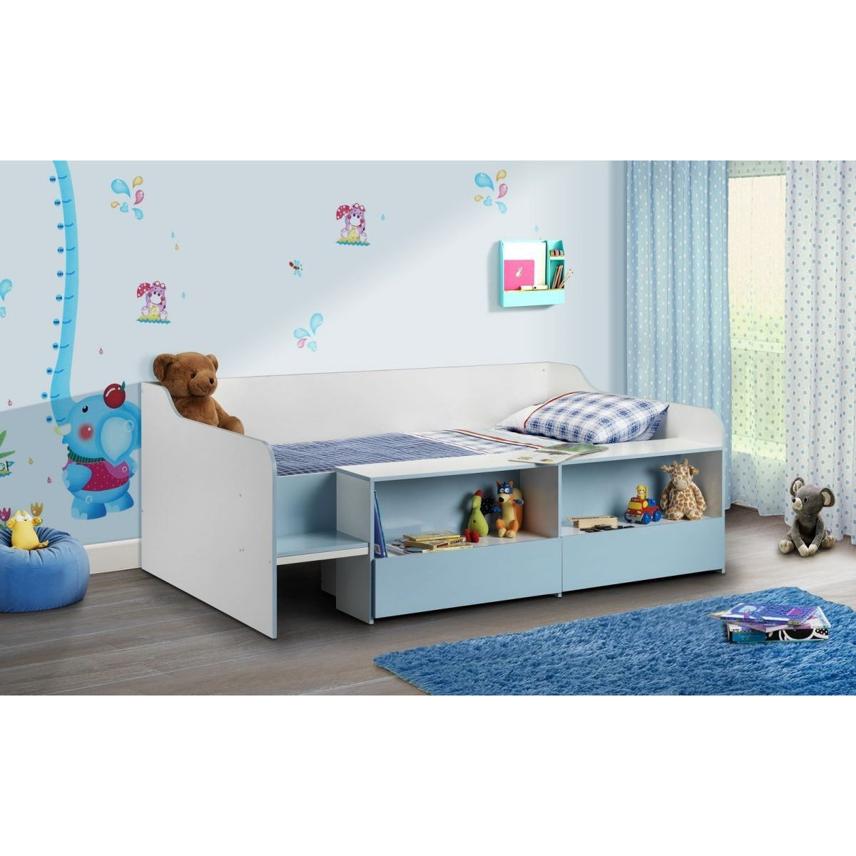 Julian Bowen Stella Low Sleeper Blue Simplybedrooms