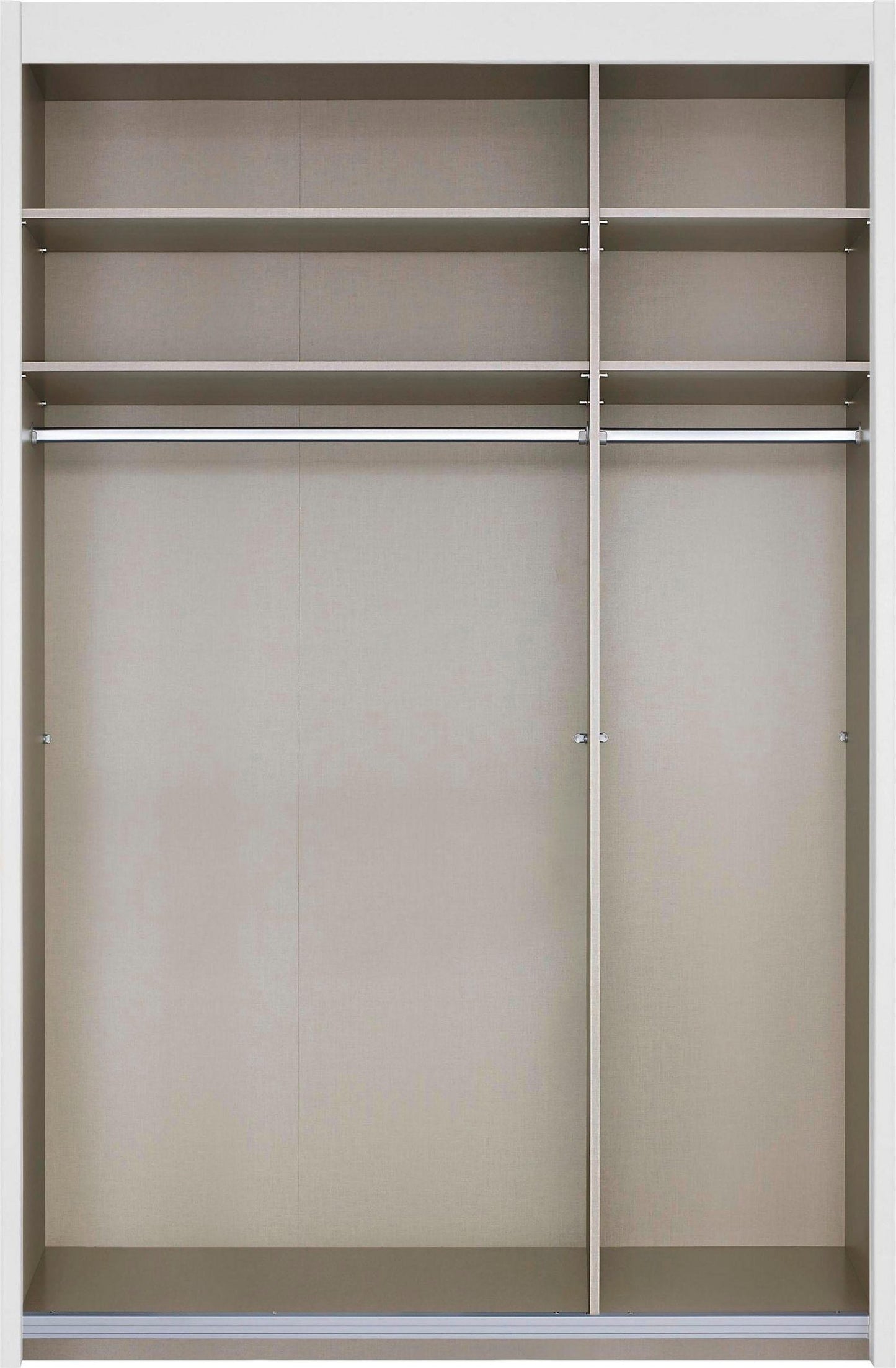 Rauch Ravello sliding door wardrobe White Glass and Mirror