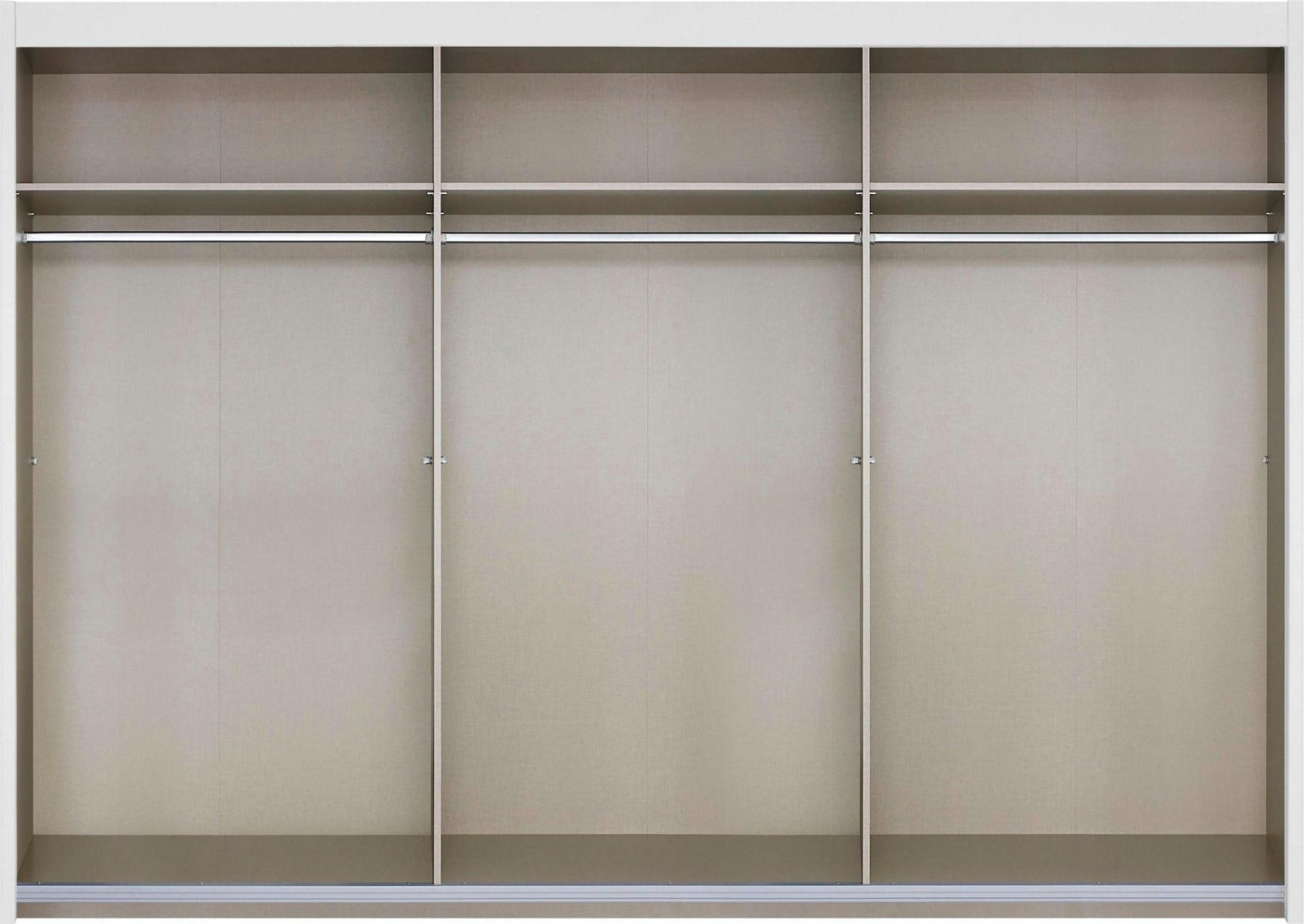 Rauch Ravello sliding door wardrobe White Glass and Mirror