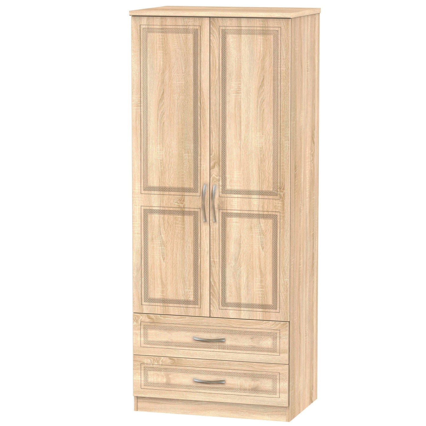 Dorset 2ft6in 2 Drawer Wardrobe