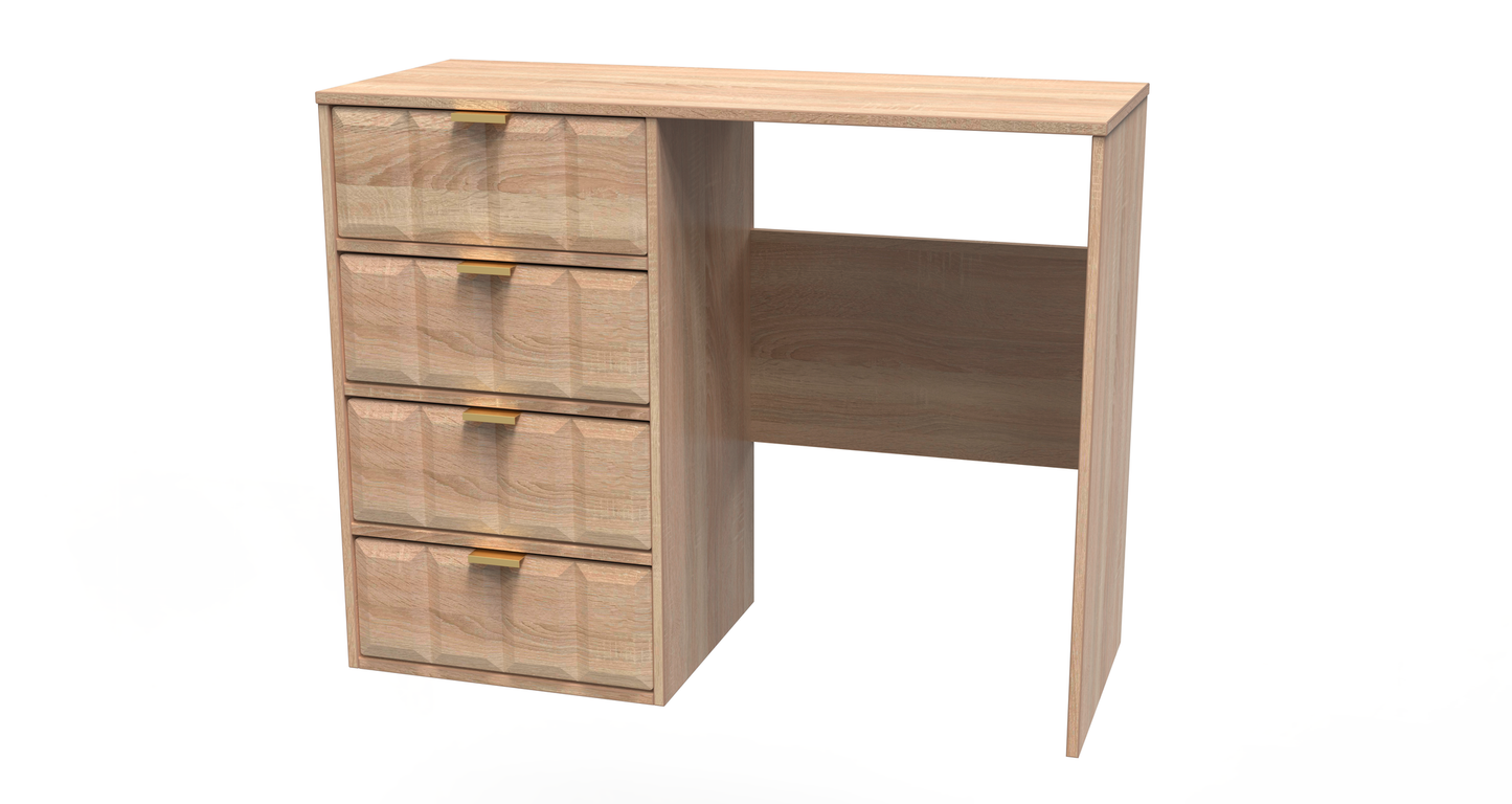 Cube 4 Drawer Vanity in Bardolino Oak