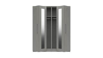 Andante 4 Door Wardrobe With 2 Mirrors Bi-Fold