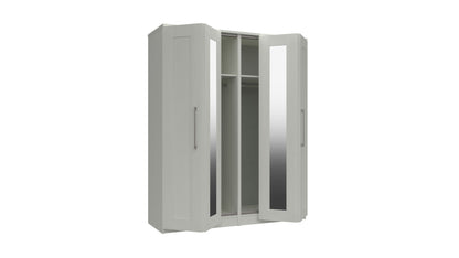 Andante 4 Door Wardrobe With 2 Mirrors Bi-Fold