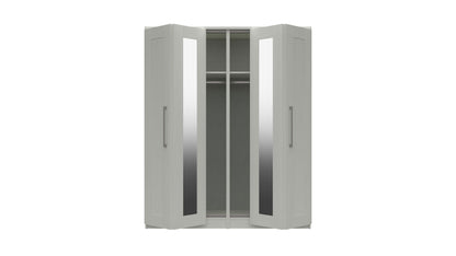 Andante 4 Door Wardrobe With 2 Mirrors Bi-Fold