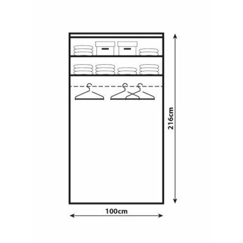 Wiemann Bern 2 Door Mirror Wardrobe