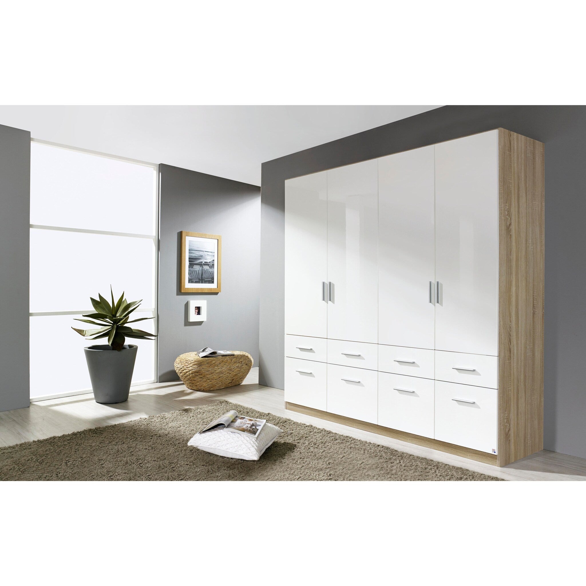 Cheap wardrobes shop with shelves